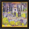 Gustav Klimt Bild "Kirche In Cassone Am Gardasee" (1913), Gerahmt Jugendstil / Art Deco