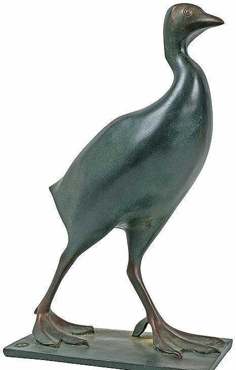 Francois Pompon Skulptur "Wasserhuhn", Kunstbronze 19. Jh / Um 1900