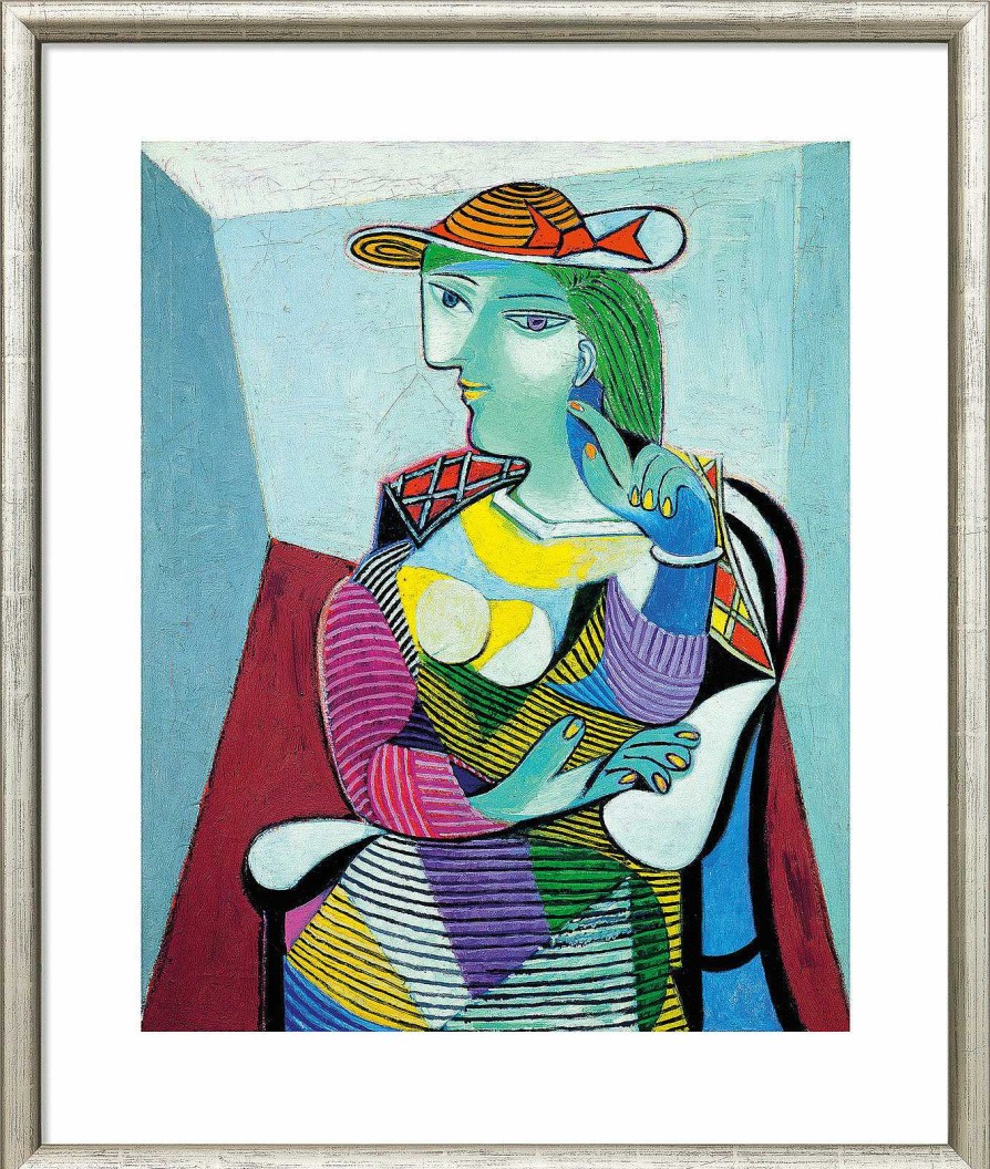 Pablo Picasso Bild "Portrait Marie-Therese Walter" (1937), Gerahmt Portrats