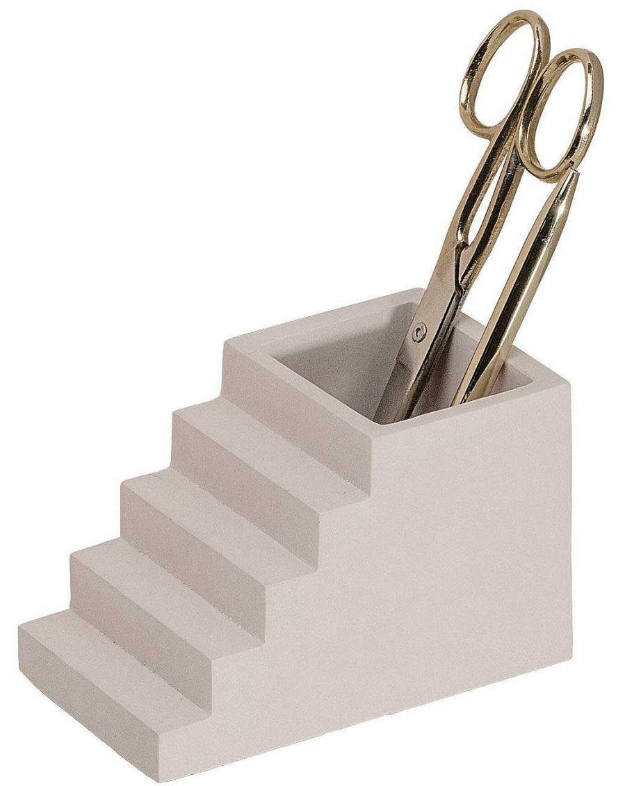 ars mundi Stiftehalter "Stairs" (Ohne Inhalt), Beton Schreibtischaccessoires