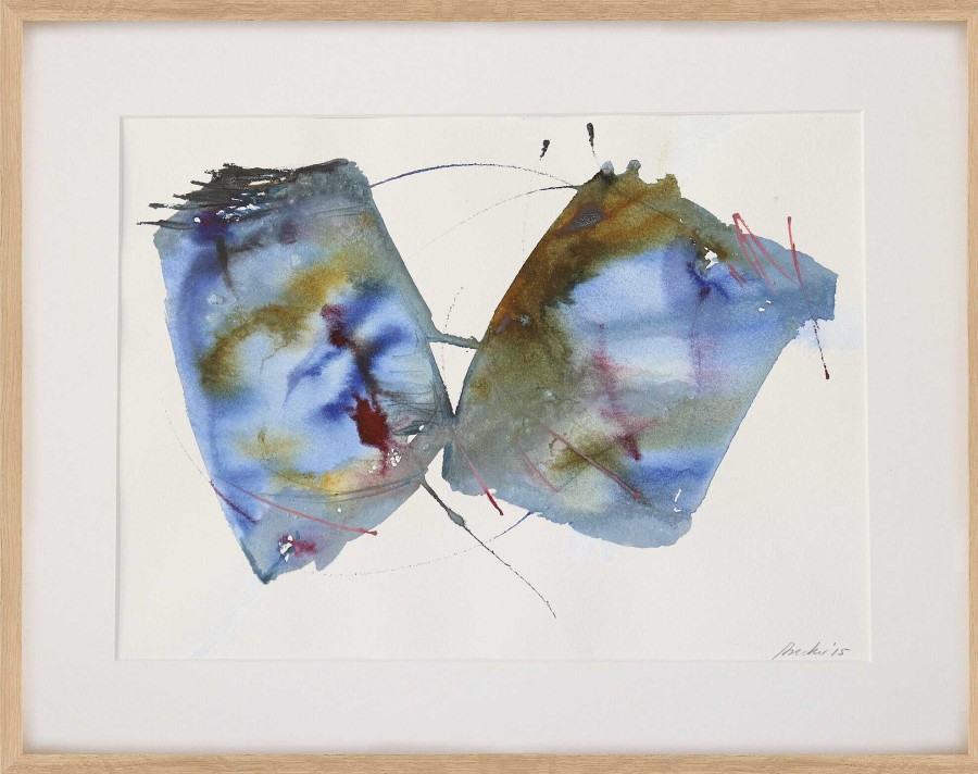 Renée Strecker Bild "Skulptural I" (2015) (Unikat) Aquarelle