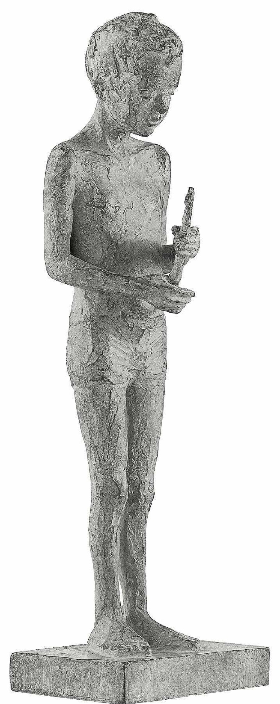 Valerie Otte Skulptur "Knabe", Bronze Statuetten