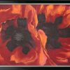 Georgia O'Keeffe Bild "Oriental Poppies" (1927), Gerahmt Faksimile