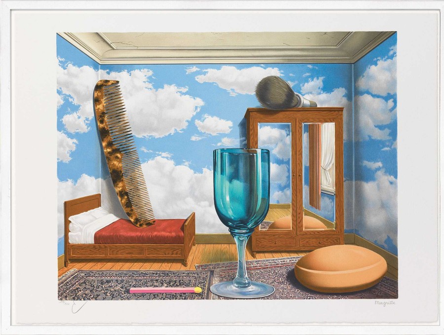 René Magritte Bild "Les Valeurs Personnelles" (2004) Surrealismus