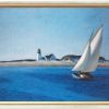 Edward Hopper Bild "The Long Leg" (1930), Gerahmt Meer / Seefahrt