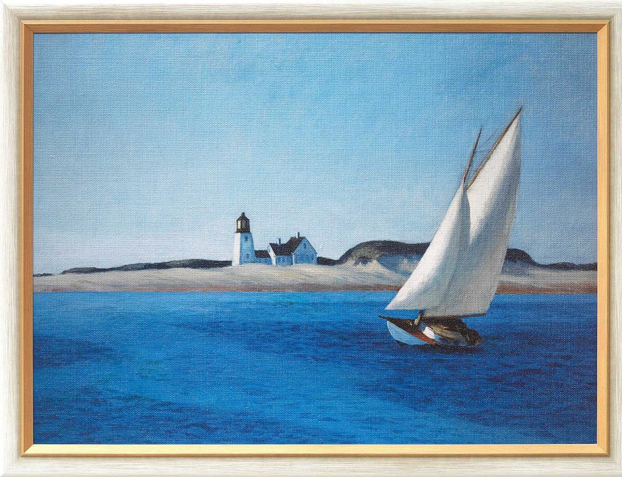 Edward Hopper Bild "The Long Leg" (1930), Gerahmt Meer / Seefahrt