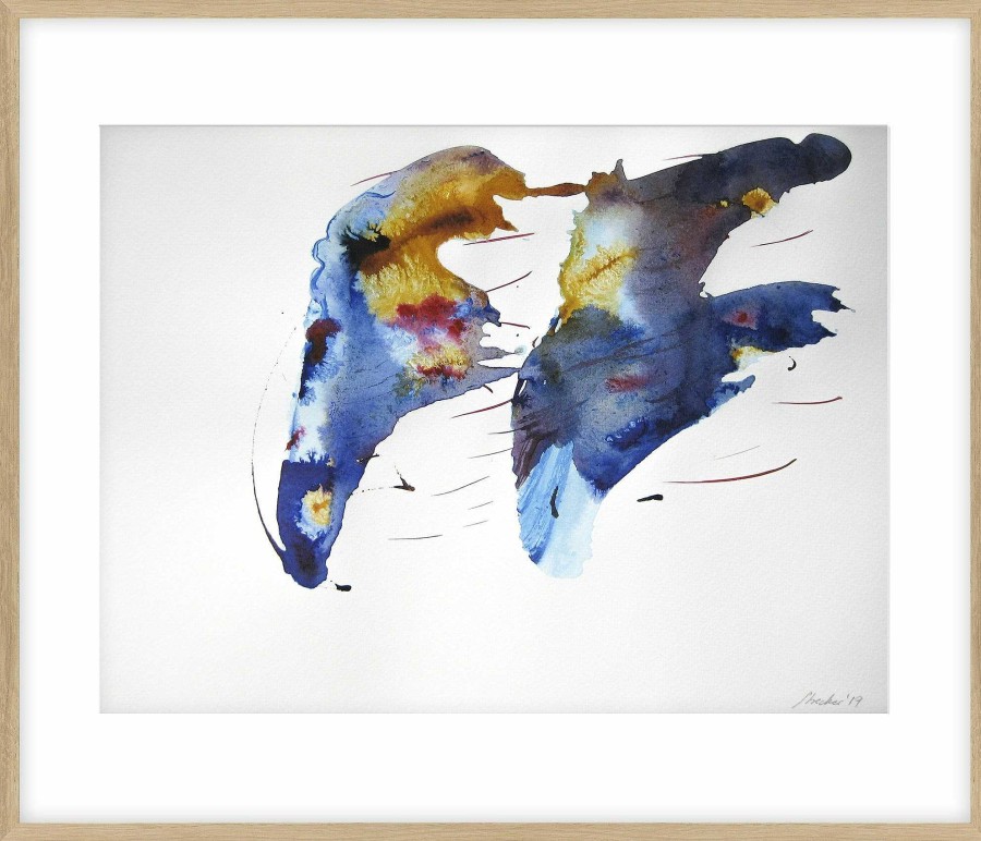 Renée Strecker Bild "Pas De Deux Ii" (2019) (Unikat) Aquarelle