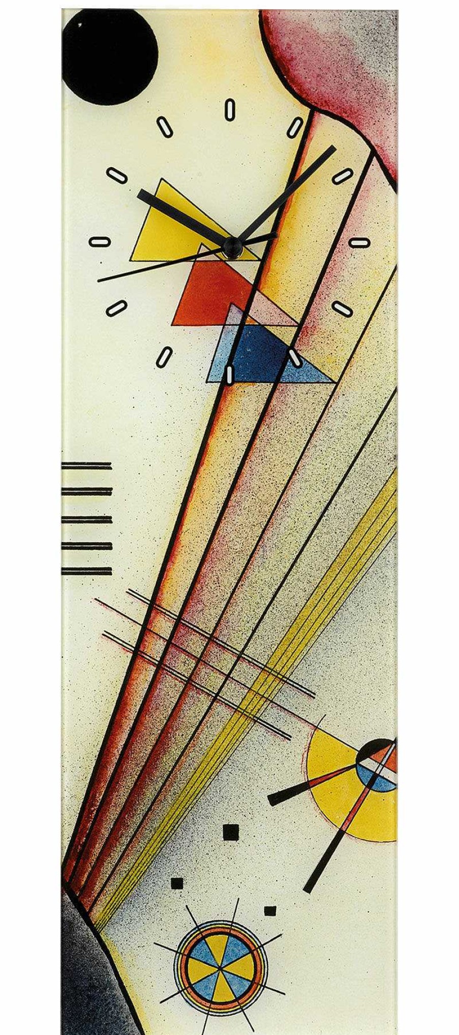 Wassily Kandinsky Wanduhr "Deutliche Verbindung" Interieur