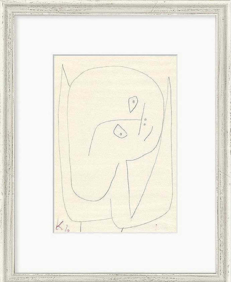 Paul Klee Bild "Engel Voller Hoffnung" (1939), Gerahmt Klassische Moderne