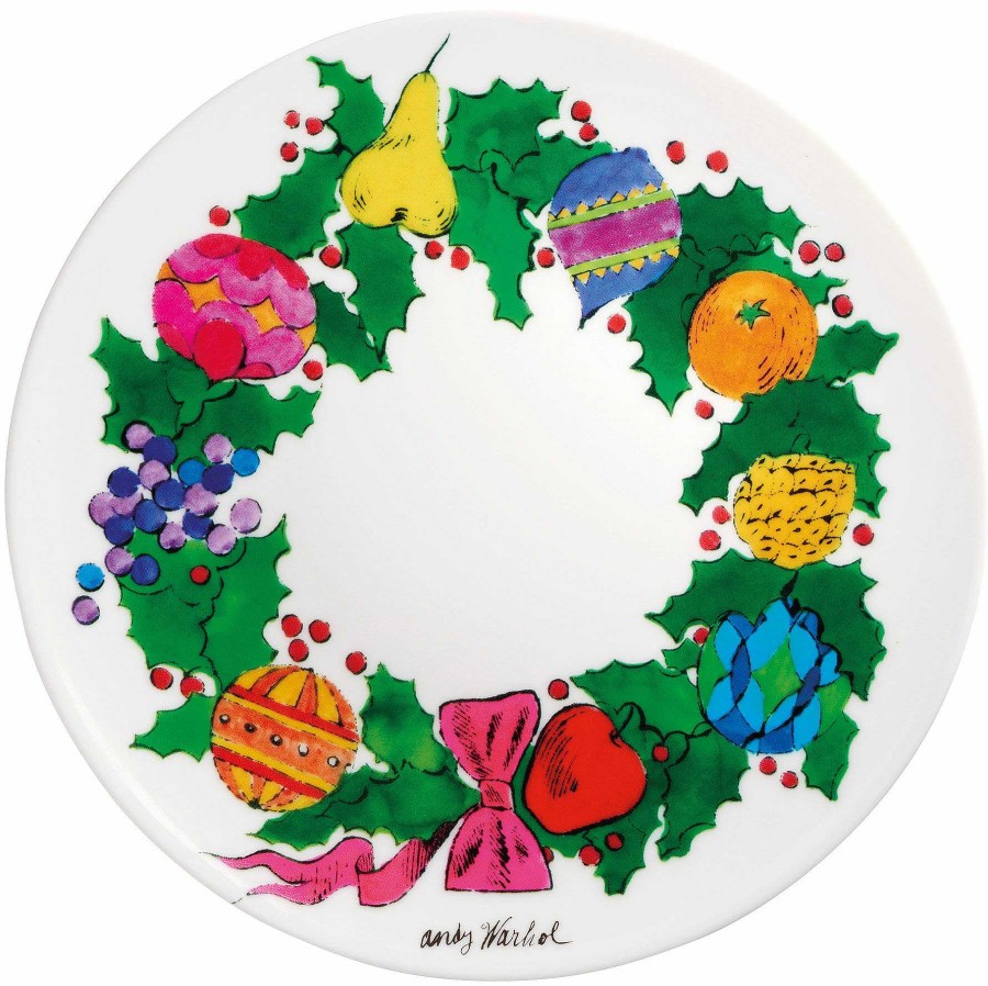 Andy Warhol Porzellanteller "Christmas - Wreath" Homeaccessoires