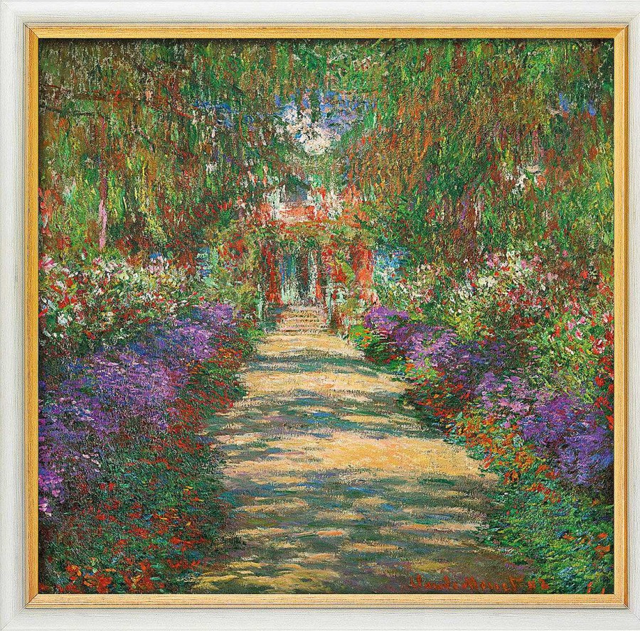 Claude Monet Bild "Garten In Giverny" (1902), Gerahmt Sonstige Motive