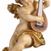 ars mundi Holzfigur "Putto Mit Laute" Renaissance