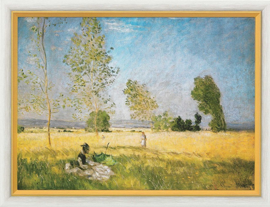 Claude Monet Bild "Sommer" (1874), Gerahmt Impressionismus