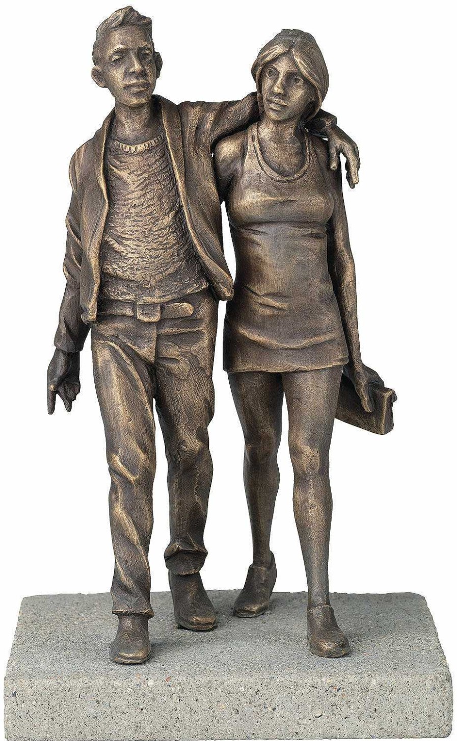 Leo Wirth Skulptur "Modern Life" (2021), Bronze Statuetten