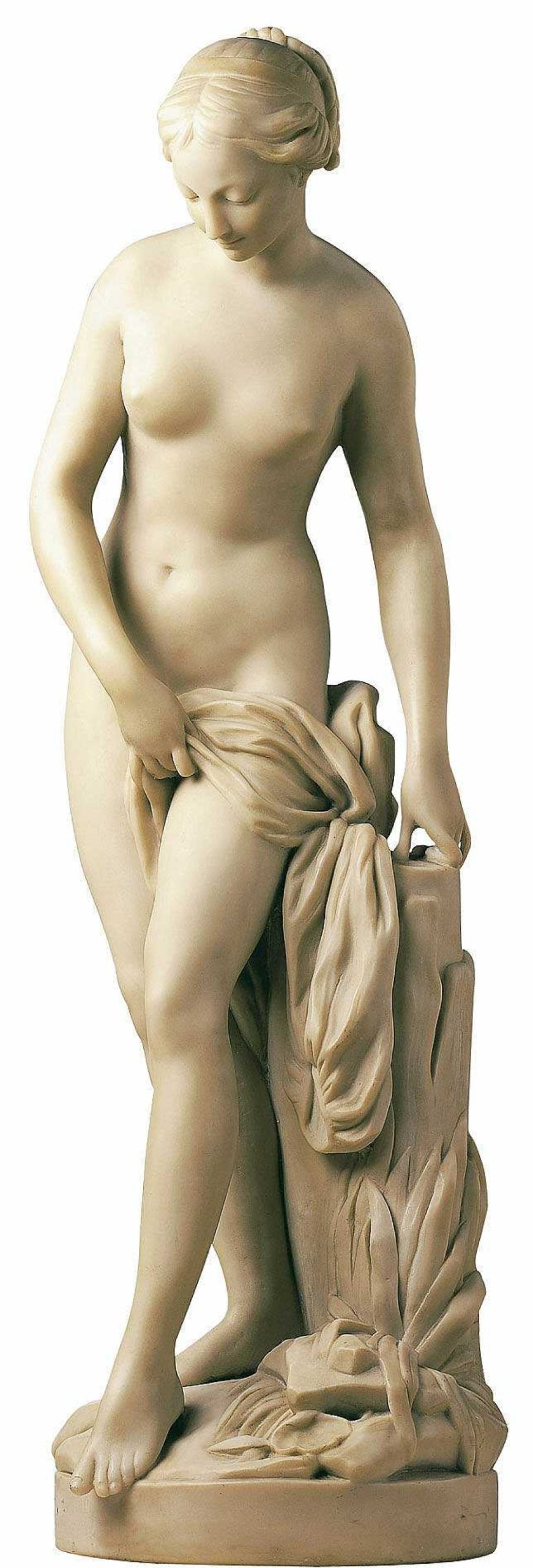 Etienne-Maurice Falconet Skulptur "Badende" (Originalgrose), Kunstmarmor Museums-Replikate