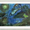 Marc Chagall Bild "Blaues Paar Am Wasser" (1954), Gerahmt Klassische Moderne