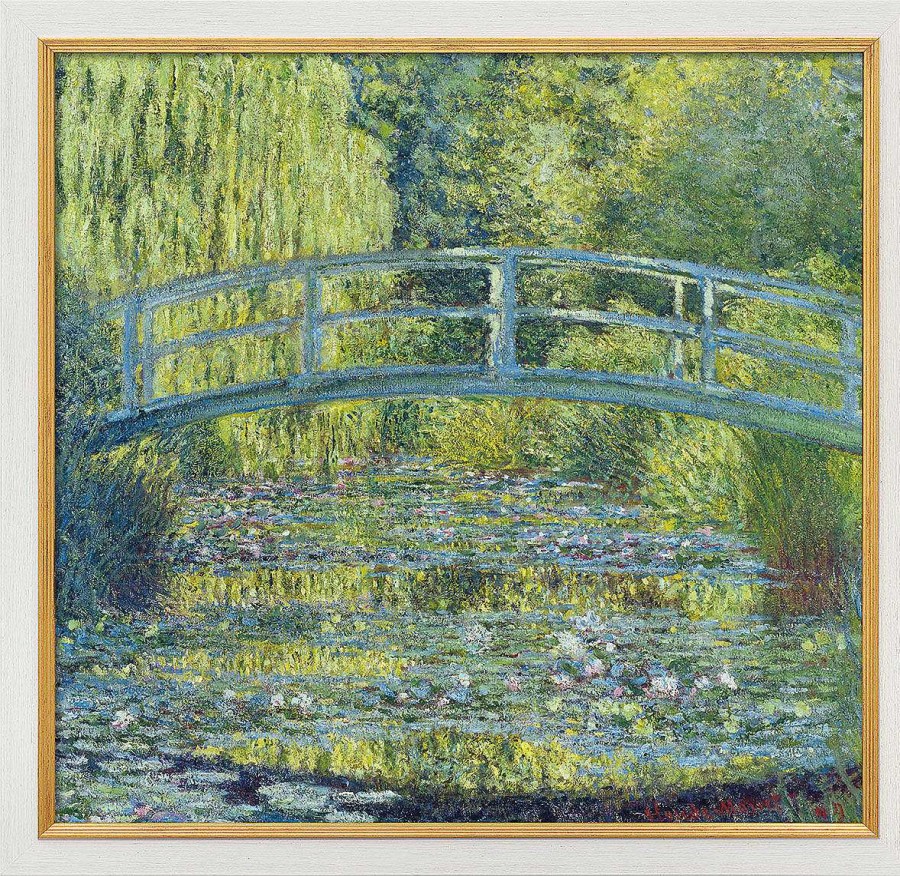 Claude Monet Bild "Der Seerosenteich" (1899), Gerahmt Impressionismus