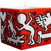 Keith Haring Duftkerze In Porzellanschale "White On Red" Homeaccessoires