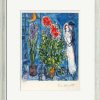 Marc Chagall Bild "Les Maries", Gerahmt Sonstige Motive