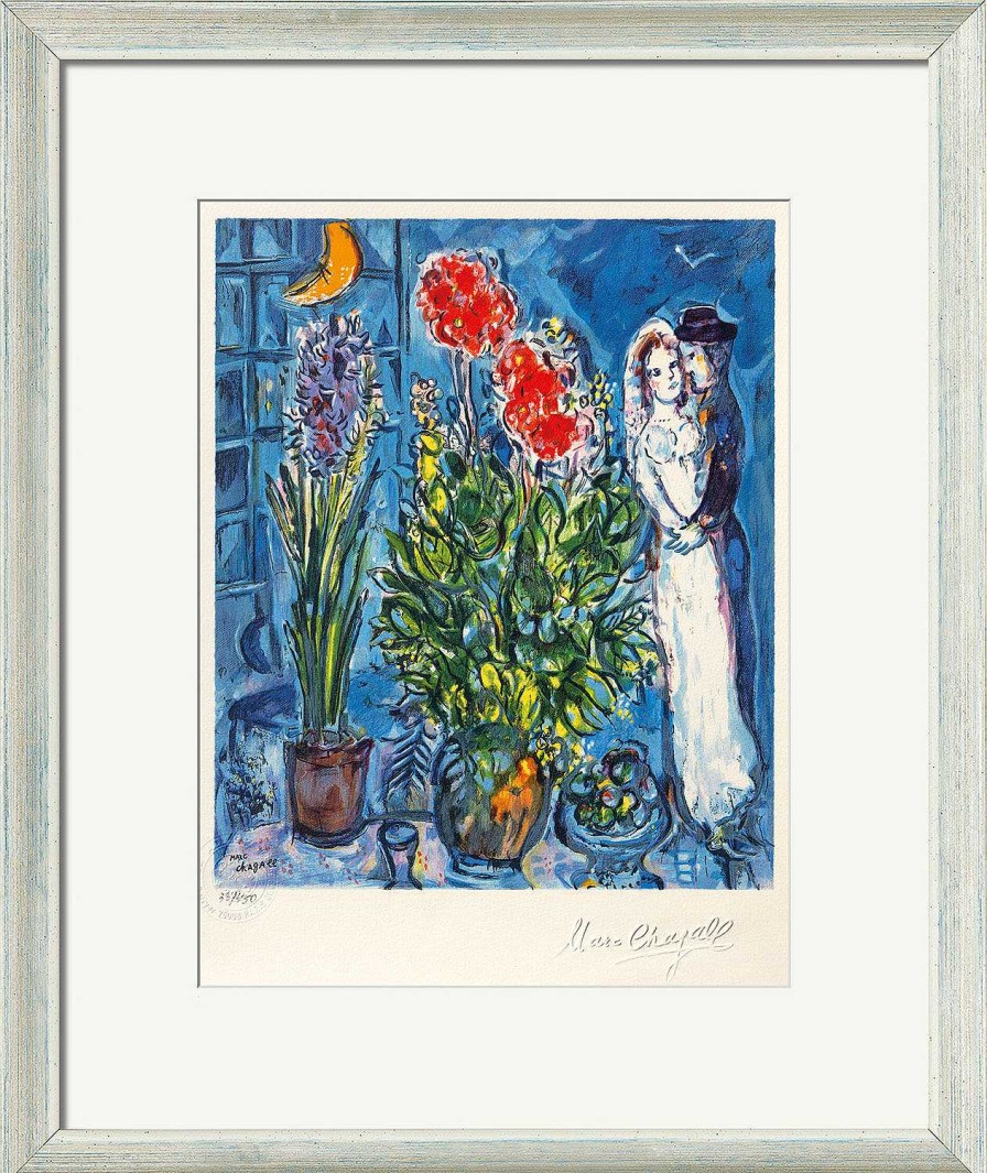 Marc Chagall Bild "Les Maries", Gerahmt Sonstige Motive