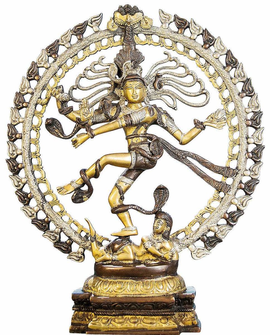 ars mundi Messingskulptur "Shiva Nataraja" Gotterbildnisse