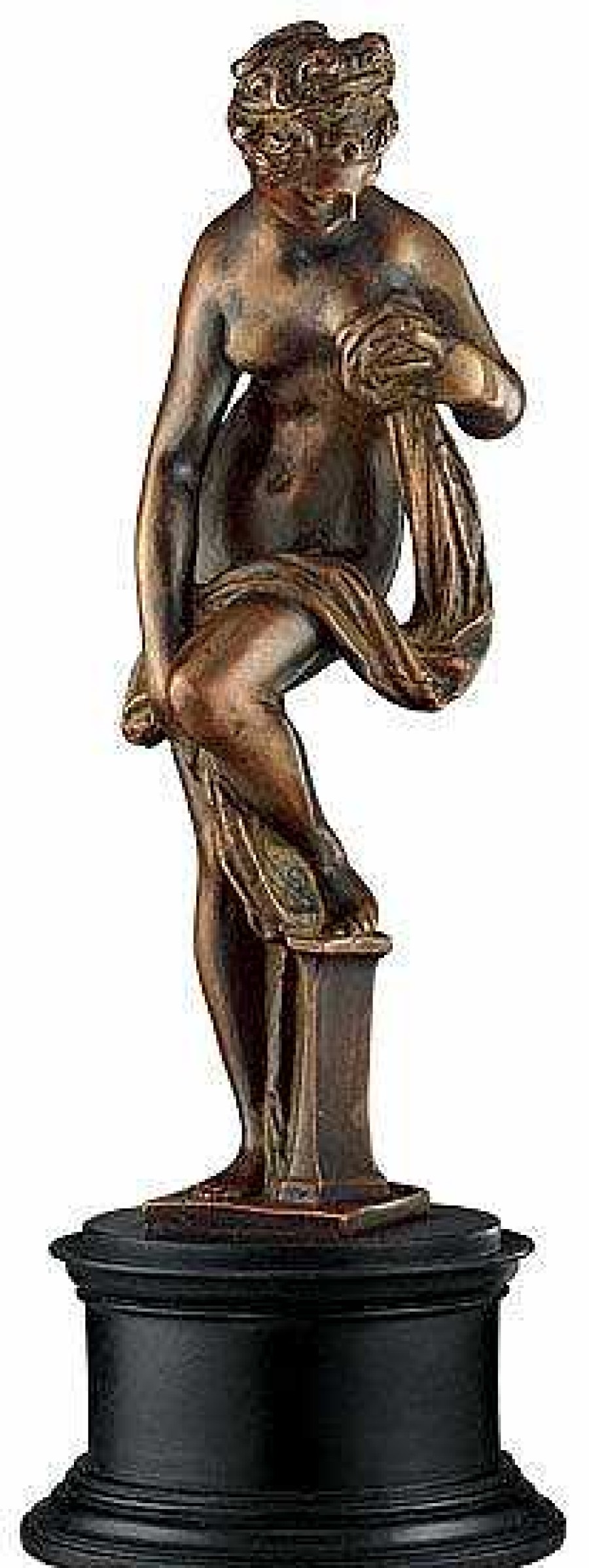 Giovanni da Bologna Skulptur "Badende Venus", Metallguss Renaissance