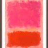 Mark Rothko Bild "Untitled" (1958), Version Dunkelbraun Gerahmt Giclee