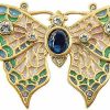 ars mundi Jugendstil-Brosche "Schmetterling" Broschen