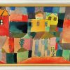 Paul Klee Bild "Hauser Am Meer" (1914), Gerahmt Klassische Moderne