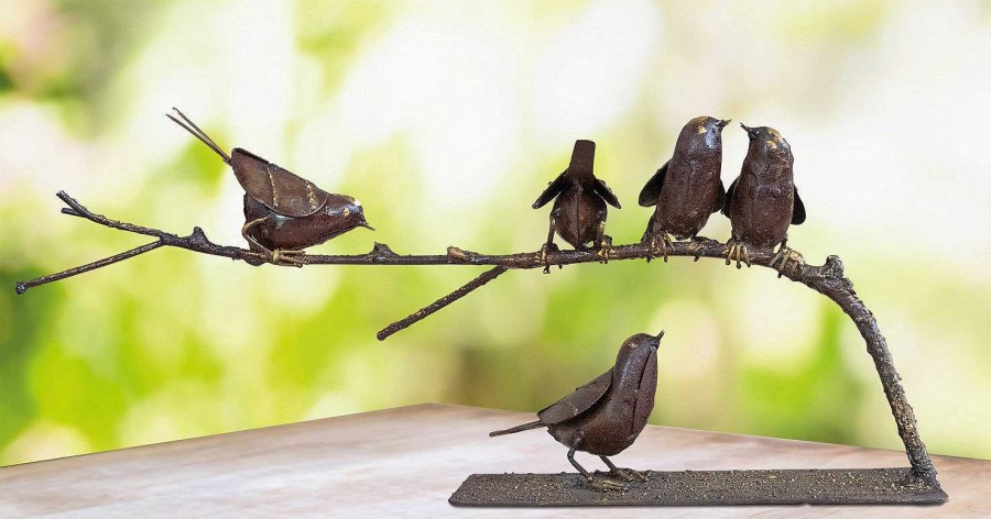 ars mundi Gartenskulptur "Meisen Auf Einem Ast" Sonstiges