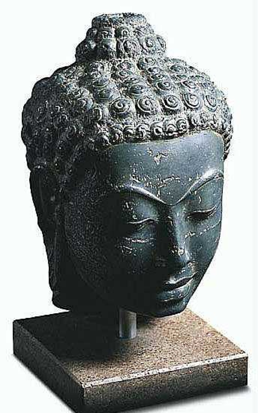 ars mundi Buddhakopf "Supanburi", Kunstguss Asien