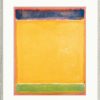 Mark Rothko Bild "Untitled (Blue, Yellow, Green, Red)" (1954), Version Silberfarben Gerahmt Abstrakte Bilder