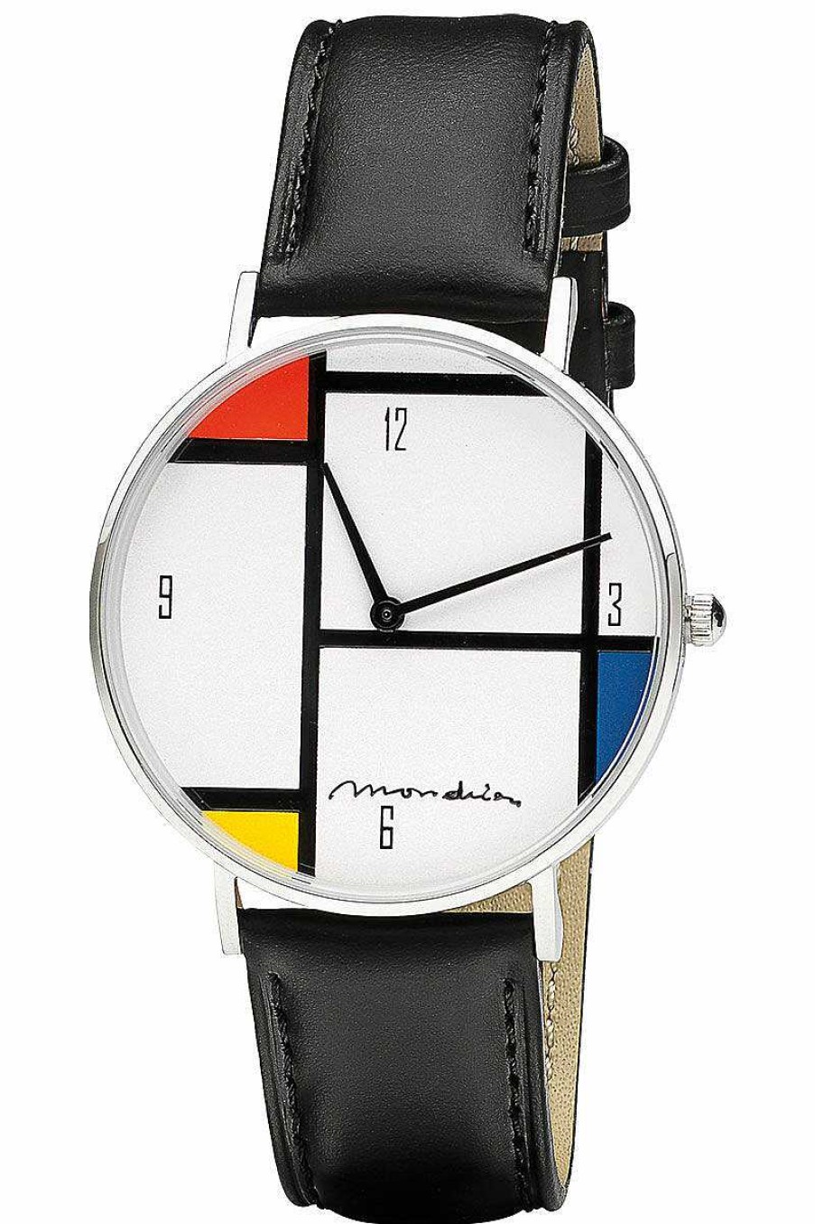 ars mundi Kunstler-Armbanduhr "Mondrian - Tableau Nr. Iv" 20. Jahrhundert