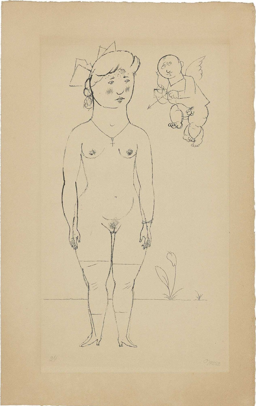 George Grosz Bild "Nachbars Lenchen Oder Fruhlings Erwachen" (1919/1921) Akt