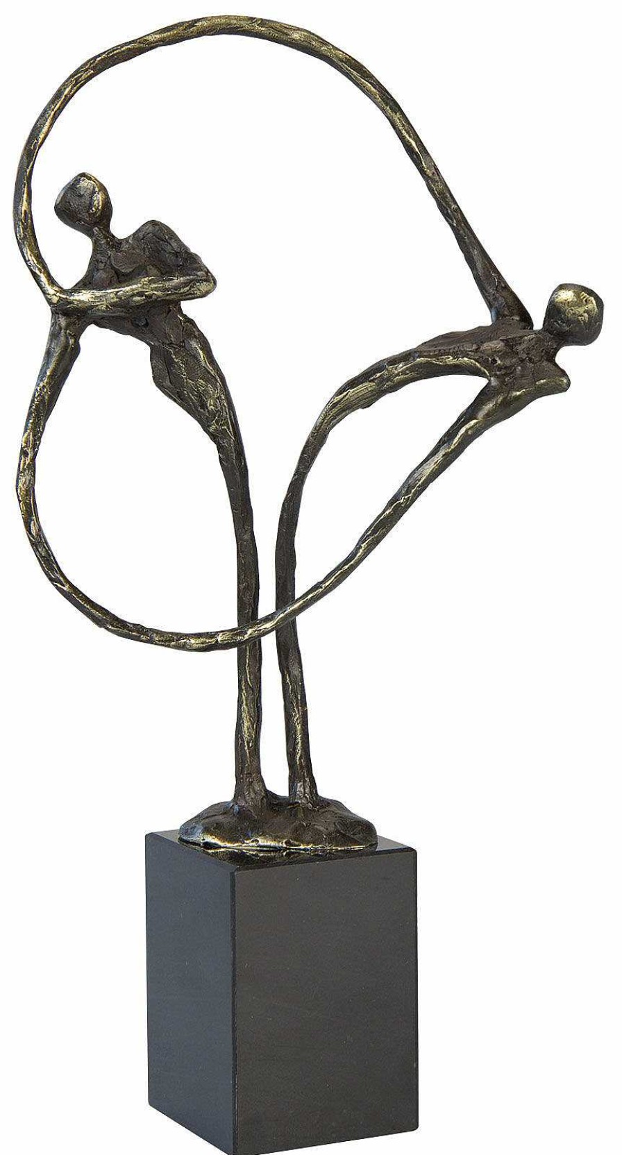 Gerard Skulptur "Heart To Heart" Metallguss