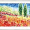 Ansgar Skiba Bild "Die Insel Mainau Im Herbst" (2021) (Original / Unikat), Gerahmt Aquarelle