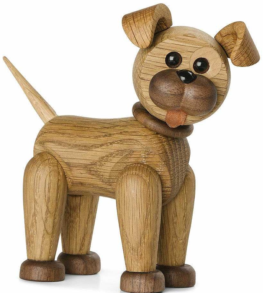 Spring Copenhagen Holzfigur "Happy The Dog" - Design Chresten Sommer Holz