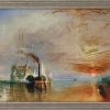 William Turner Bild "Die Letzte Fahrt Der Temeraire" (1839), Gerahmt Giclee