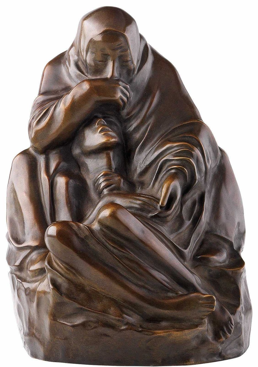 Käthe Kollwitz Skulptur "Pieta" (1938/39), Reduktion In Bronze 20. Jahrhundert