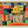 Paul Klee Bild "Hauser Am Meer" (1914), Gerahmt Giclee