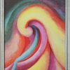 Georgia O'Keeffe Bild "Series I - No. 3" (1918), Gerahmt Faksimile