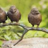 ars mundi Gartenskulptur "Vogel Auf Ast", Bronze Tierskulpturen