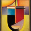 Alexej von Jawlensky Bild "Abstrakter Kopf Sonne-Farbe-Leben" (1926), Gerahmt Abstrakte Bilder