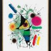 Joan Miró Bild "Der Singende Fisch" (1972), Gerahmt Abstrakte Bilder