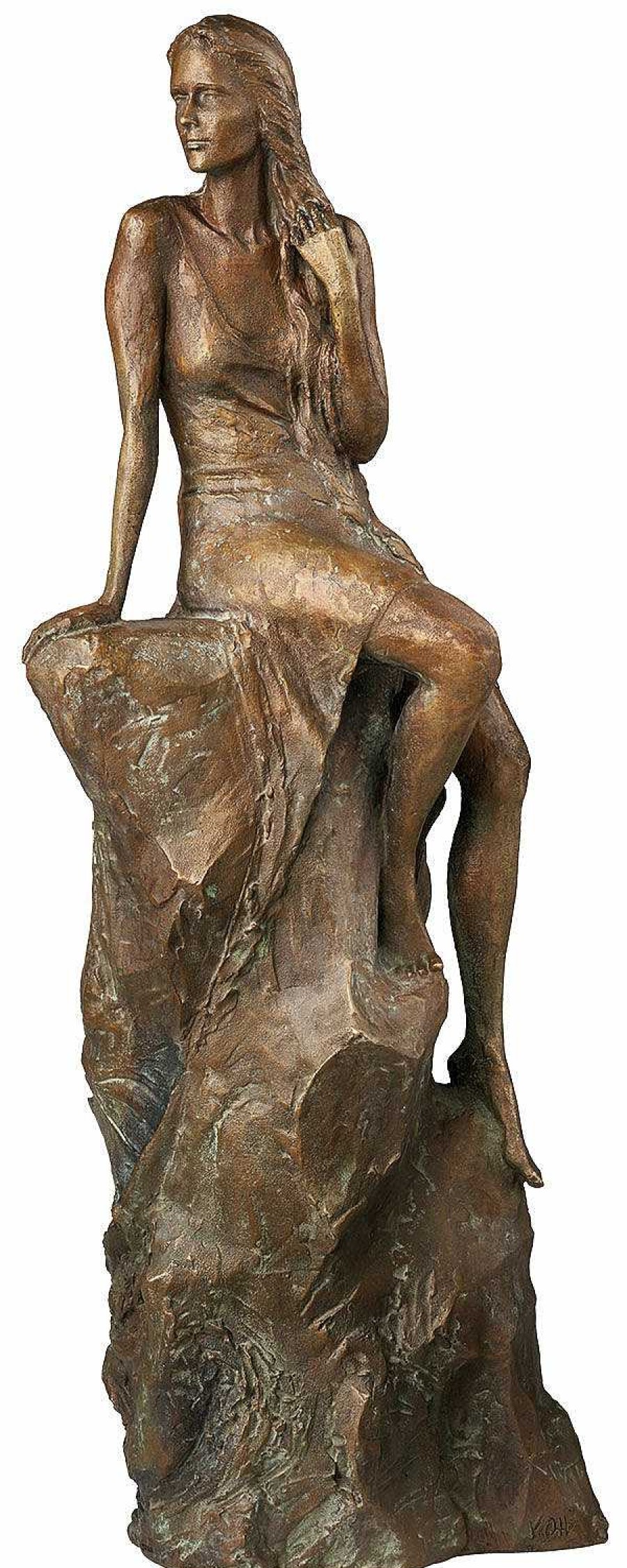 Valerie Otte Skulptur "Loreley" (2023), Reduktion In Bronze Sonstige Skulpturen