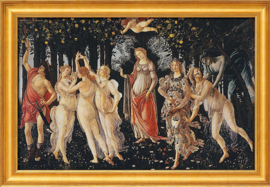 Sandro Botticelli Bild "Fruhling (Primavera)" (1477), Gerahmt Renaissance