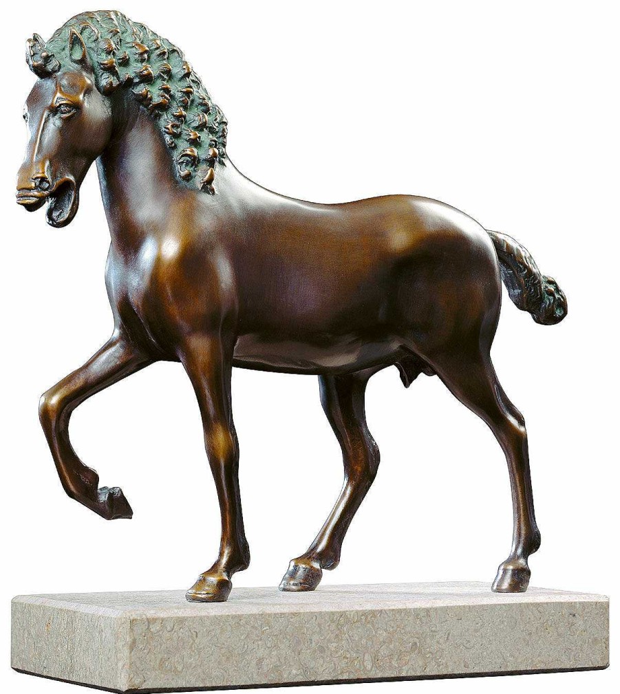 Leonardo da Vinci Skulptur "Cavallo" (Um 1492), Bronze Renaissance