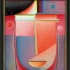 Alexej von Jawlensky Bild "Abstrakter Kopf: Inneres Schauen - Rosiges Licht" (1926), Gerahmt Expressionismus