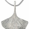 ars mundi Ginkgo-Collier In 925Er-Sterlingsilber Silber