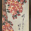 Ando Hiroshige Bild "Double Cherry In Flower", Gerahmt Asien